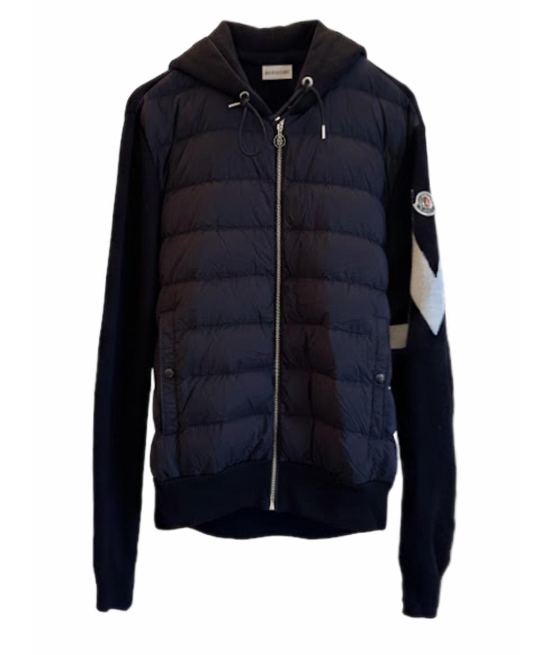 MONCLER Черная хлопковая куртка, фото 1