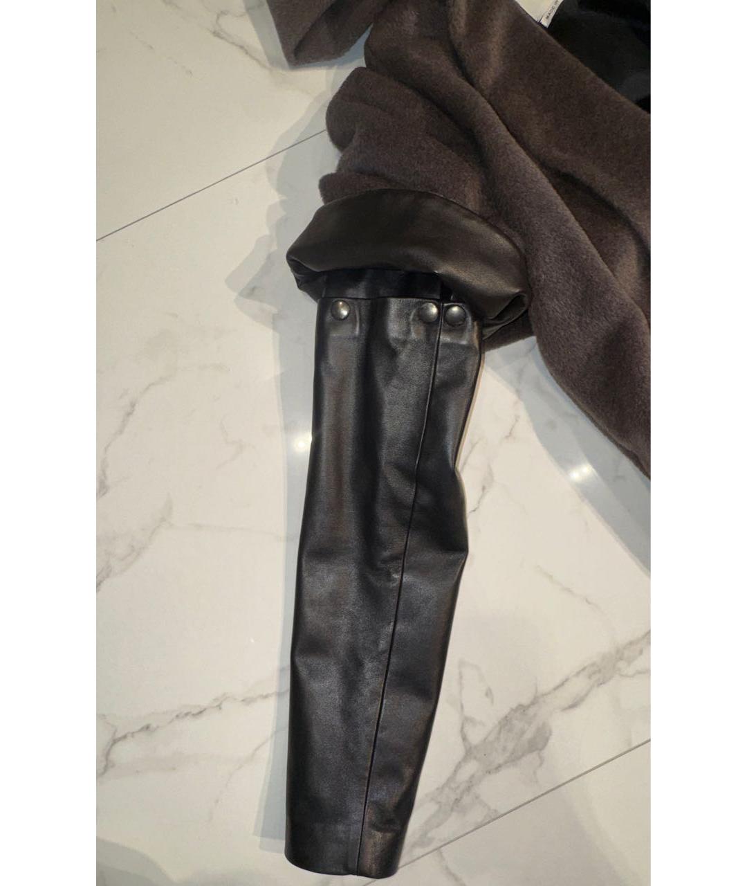 HERMES Коричневое кашемировое пальто, фото 6