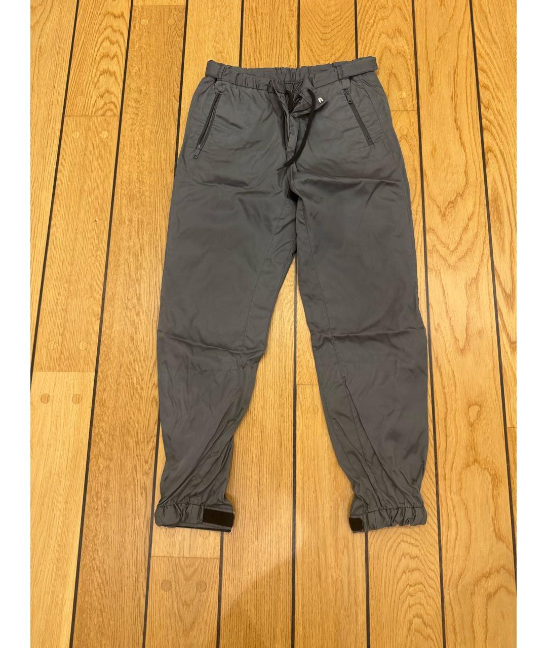 PRADA Антрацитовые повседневные брюки, фото 2