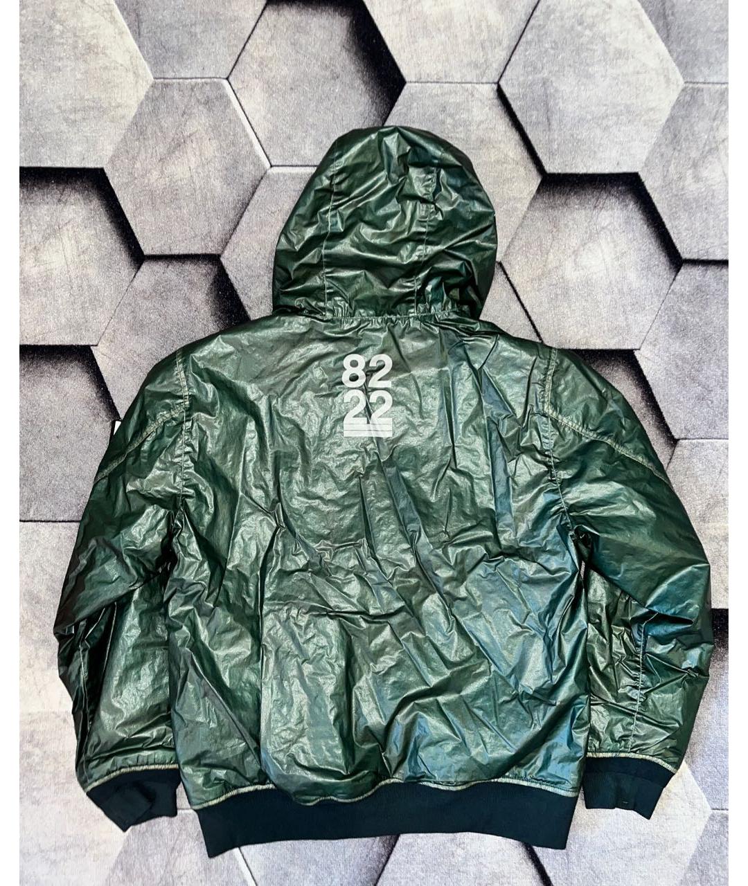 STONE ISLAND Зеленая полиамидовая куртка, фото 2