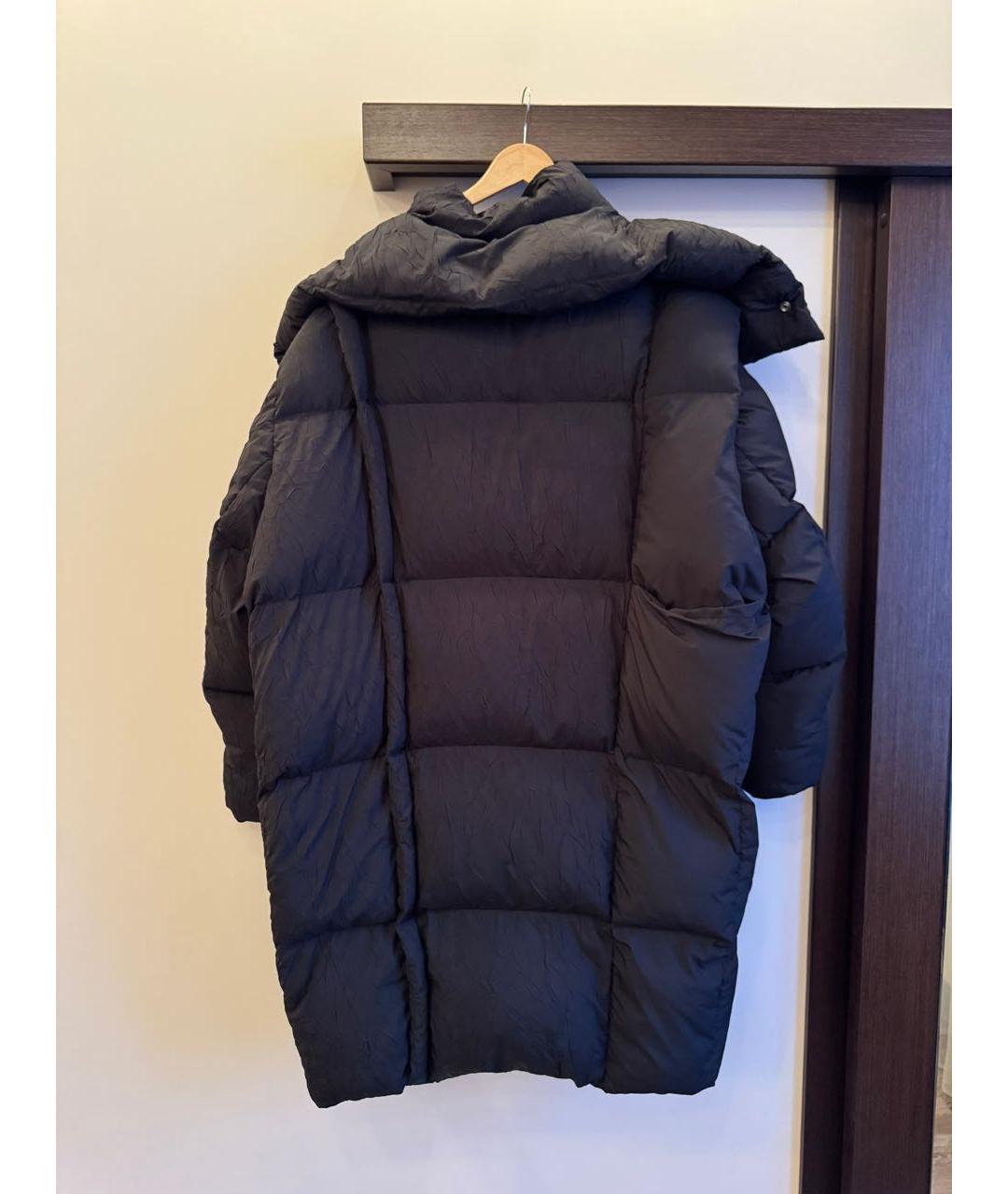 MM6 MAISON MARGIELA Черный полиамидовый пуховик, фото 2