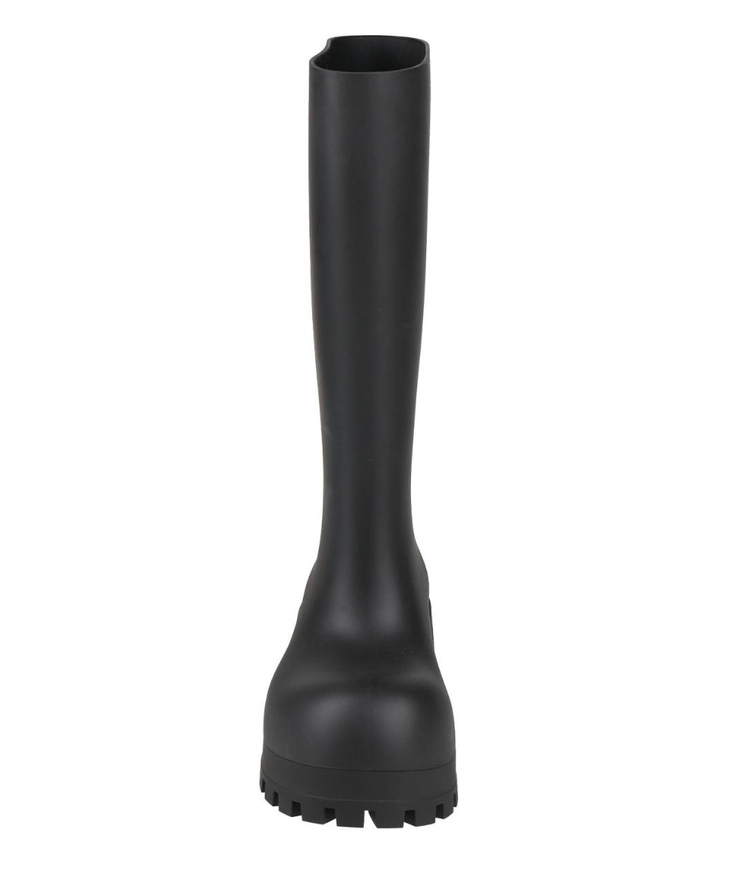 BALENCIAGA Черные резиновые сапоги, фото 3