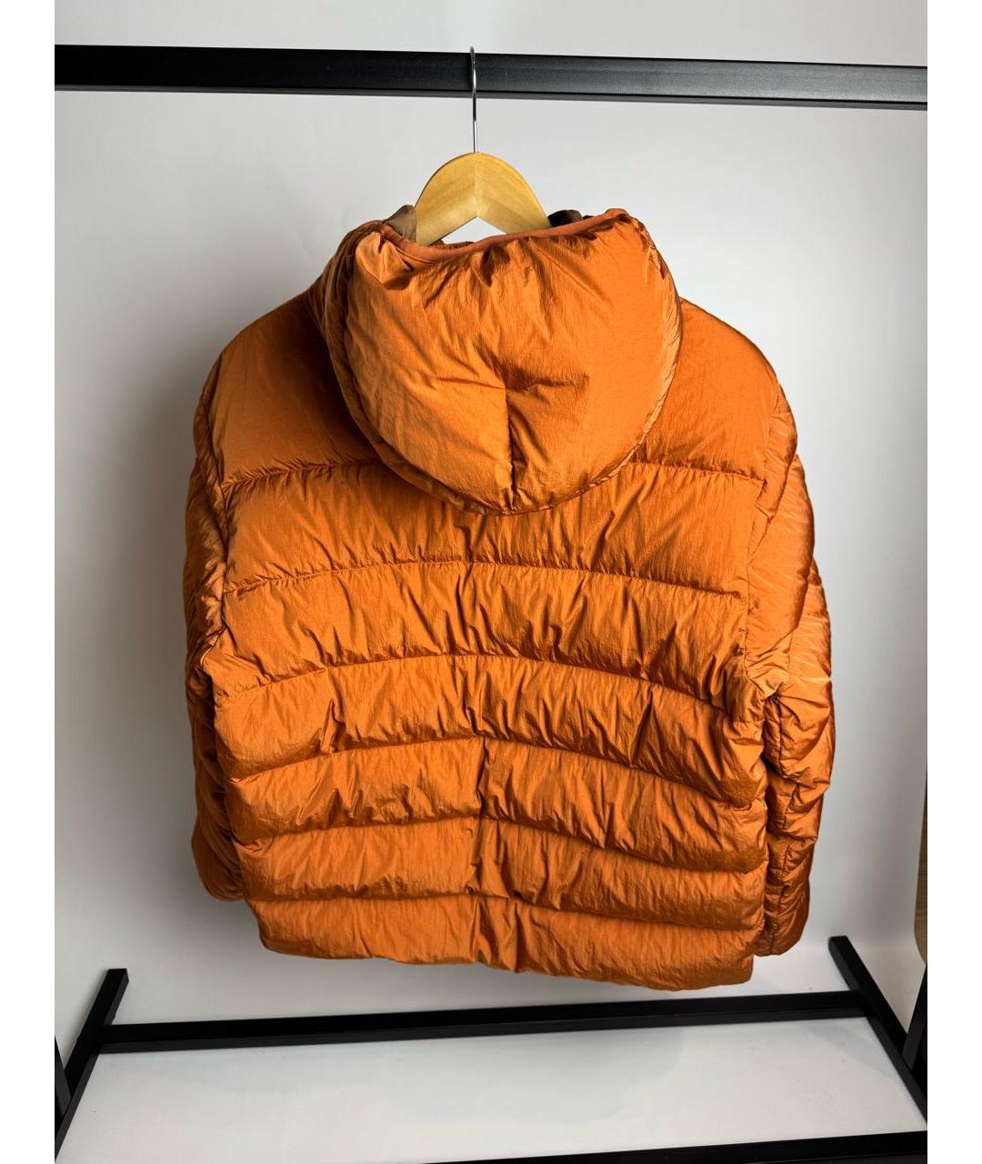 CP COMPANY Оранжевый полиамидовый пуховик, фото 4