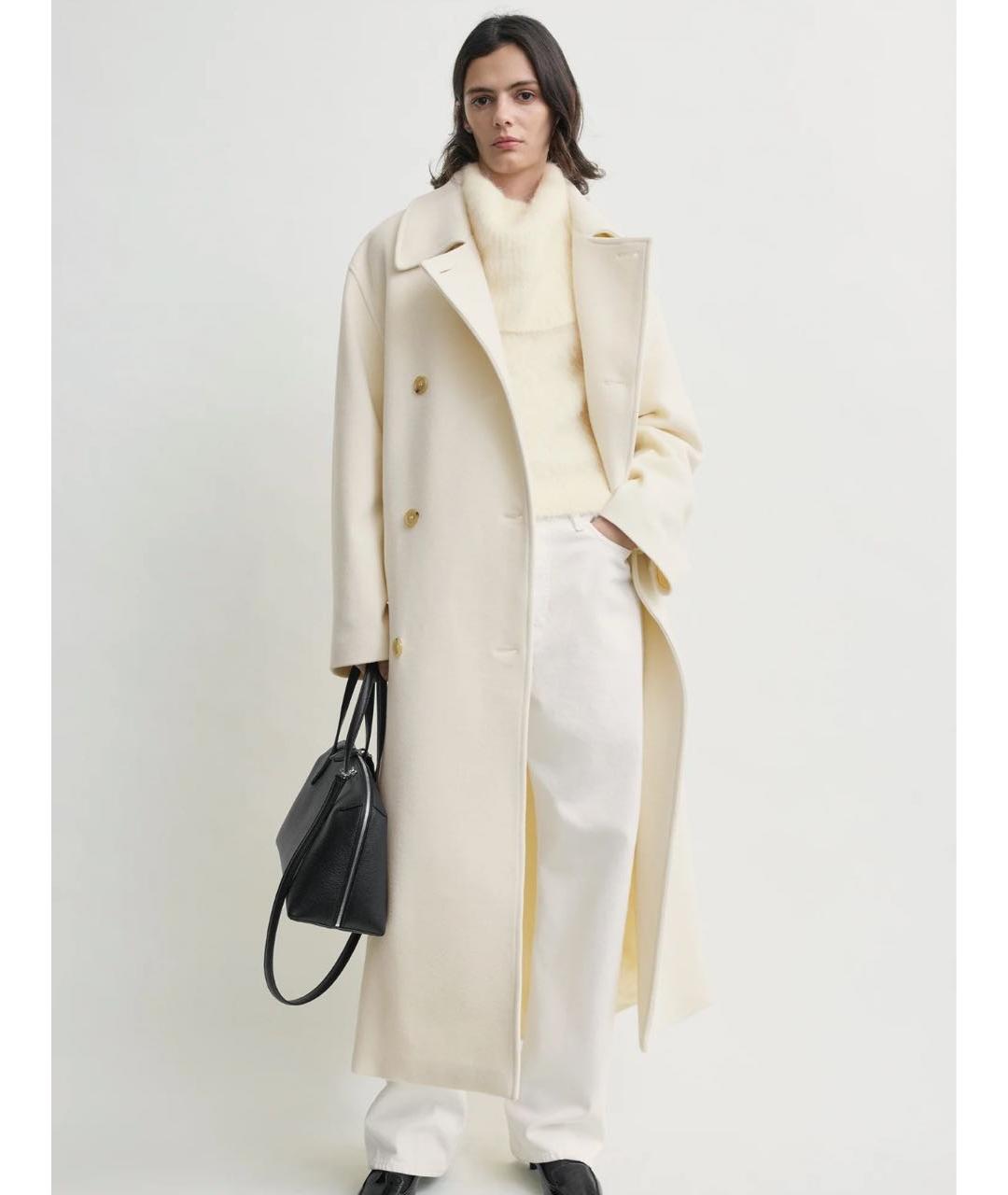 TOTEME Бежевое шерстяное пальто, фото 2