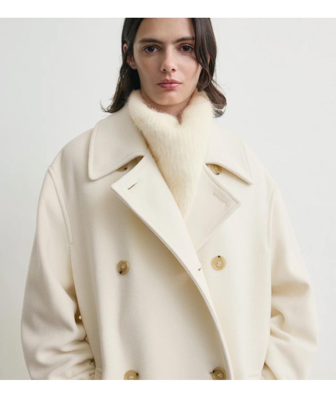 TOTEME Бежевое шерстяное пальто, фото 4