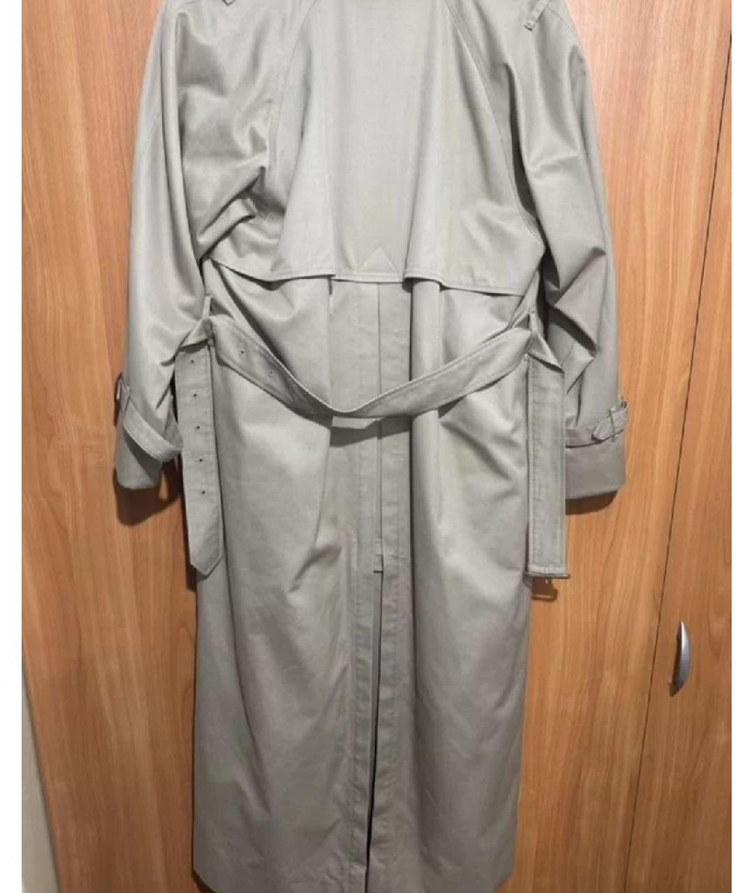 BURBERRY Бежевый хлопковый тренч/плащ, фото 2