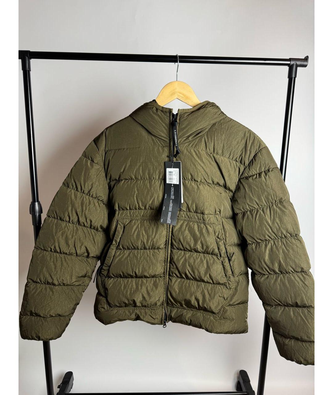 CP COMPANY Хаки полиамидовый пуховик, фото 9