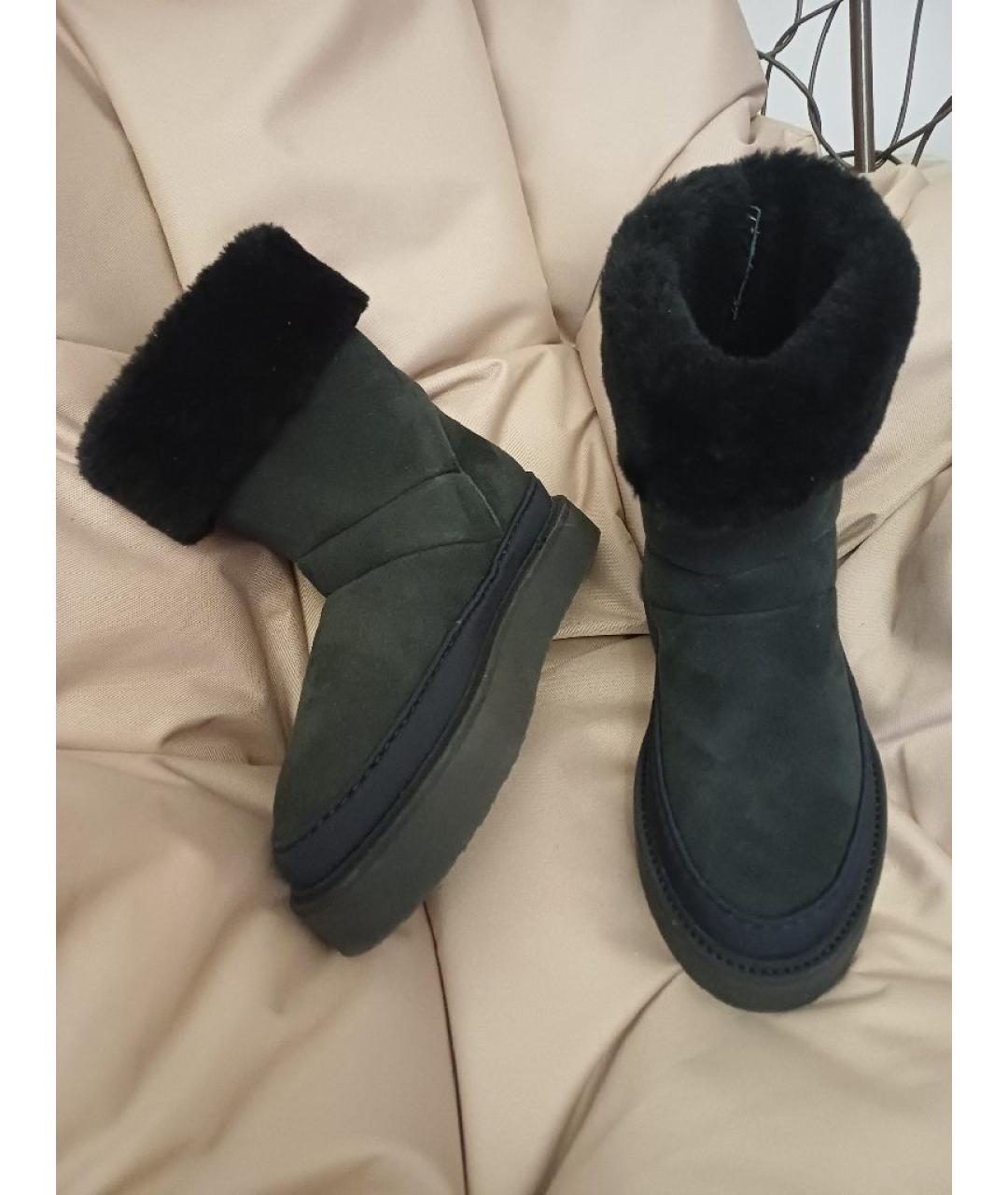 CESARE PACIOTTI Черные замшевые ботинки, фото 3