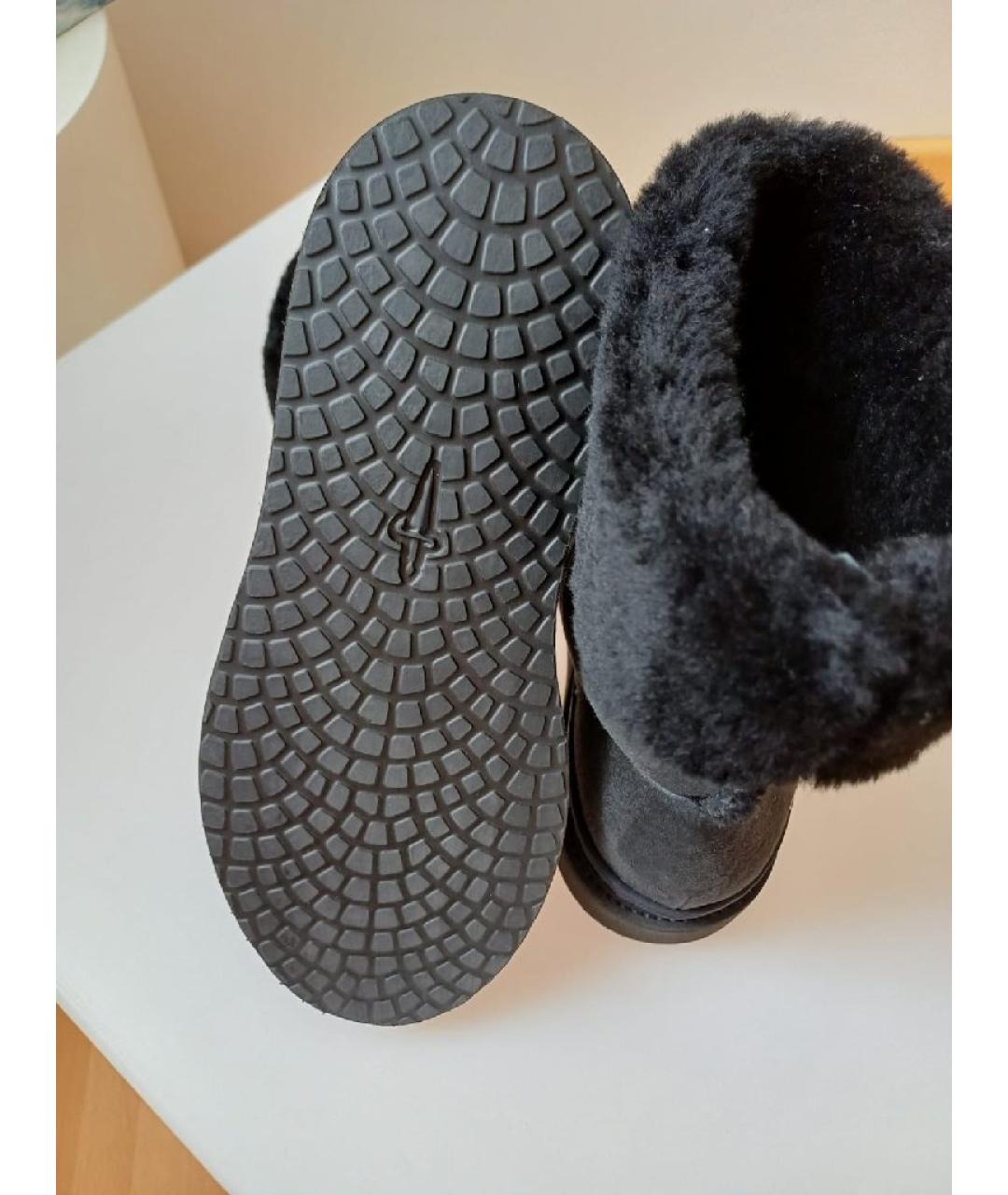 CESARE PACIOTTI Черные замшевые ботинки, фото 8