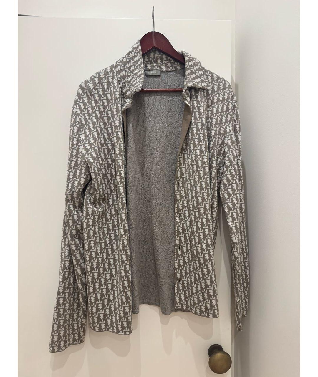 CHRISTIAN DIOR Бежевая хлопковая кэжуал рубашка, фото 2