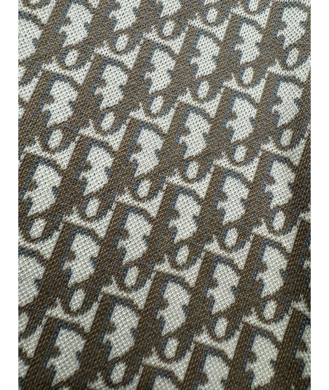 CHRISTIAN DIOR Бежевая хлопковая кэжуал рубашка, фото 4