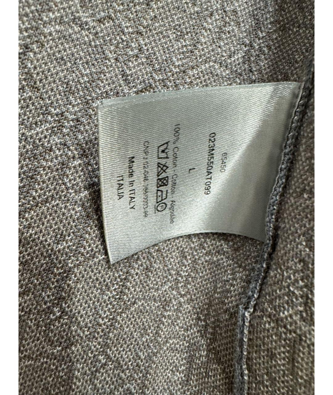 CHRISTIAN DIOR Бежевая хлопковая кэжуал рубашка, фото 3