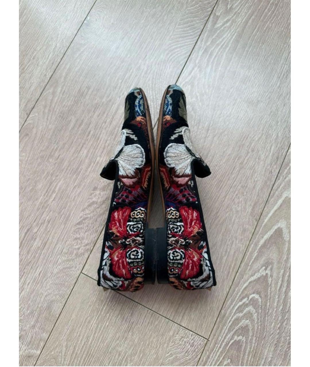 VALENTINO Мульти кожаные лоферы, фото 4