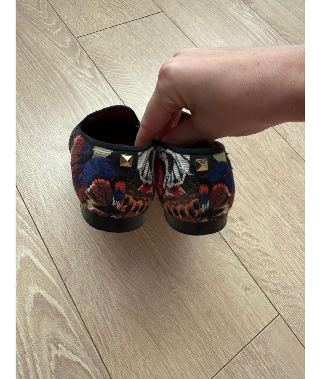 VALENTINO Мульти кожаные лоферы, фото 3