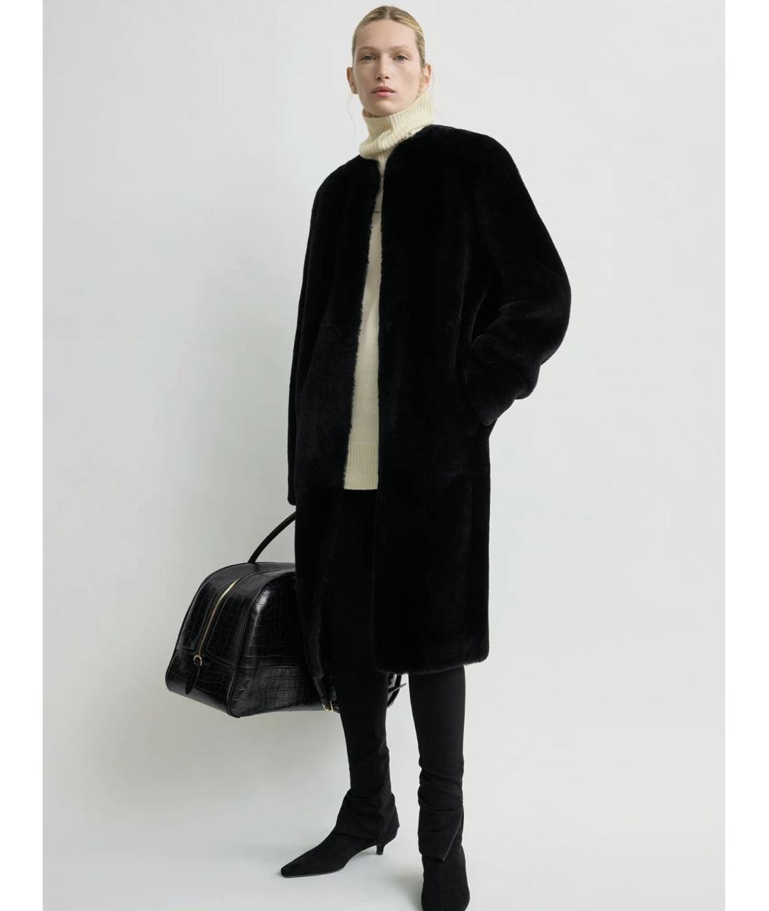 TOTEME Черное пальто, фото 2