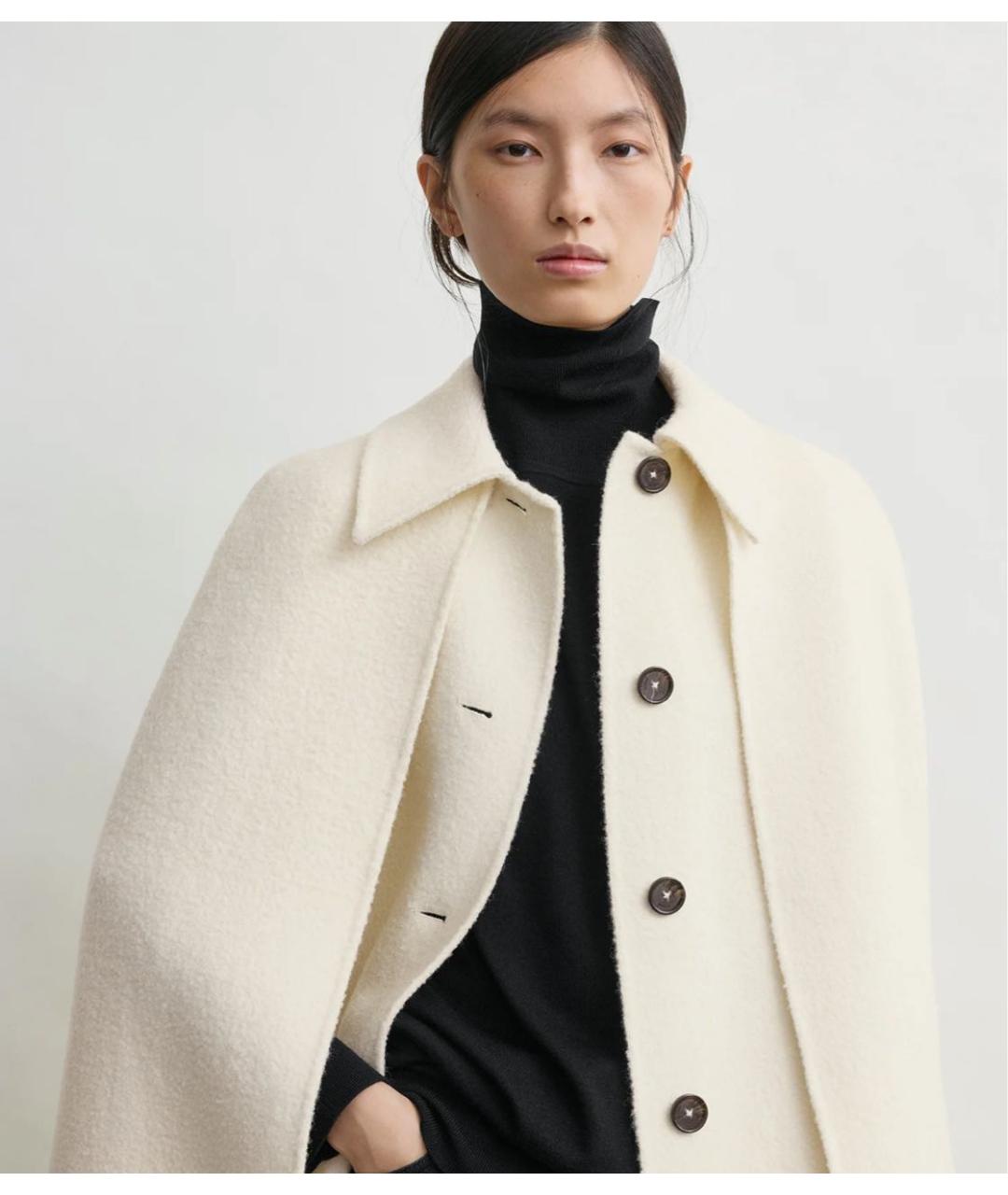 TOTEME Бежевое шерстяное пальто, фото 4