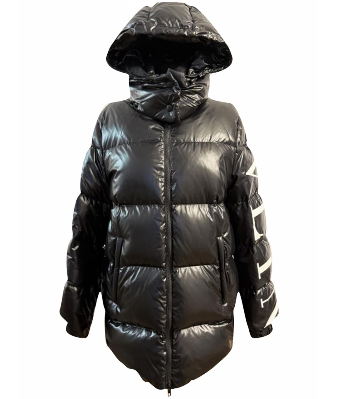 VALENTINO Черный полиэстеровый пуховик, фото 1
