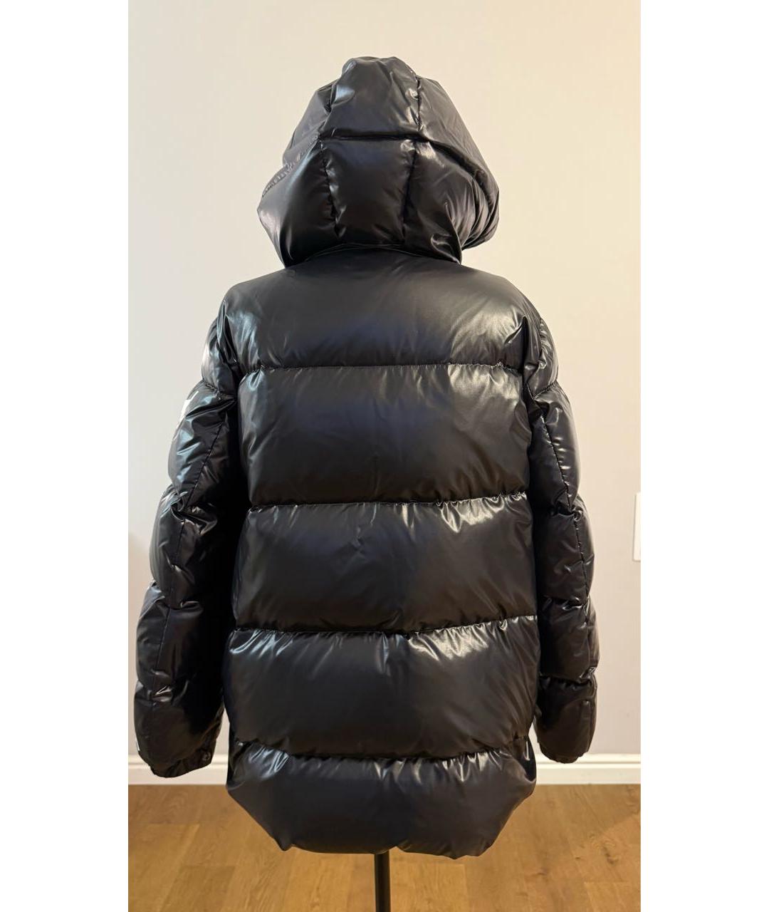 VALENTINO Черный полиэстеровый пуховик, фото 2