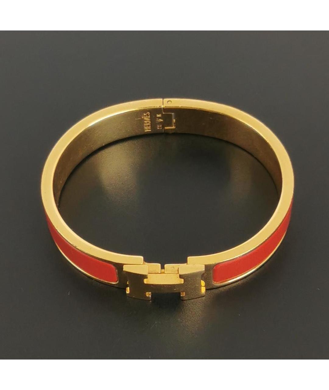HERMES Золотой браслет, фото 4