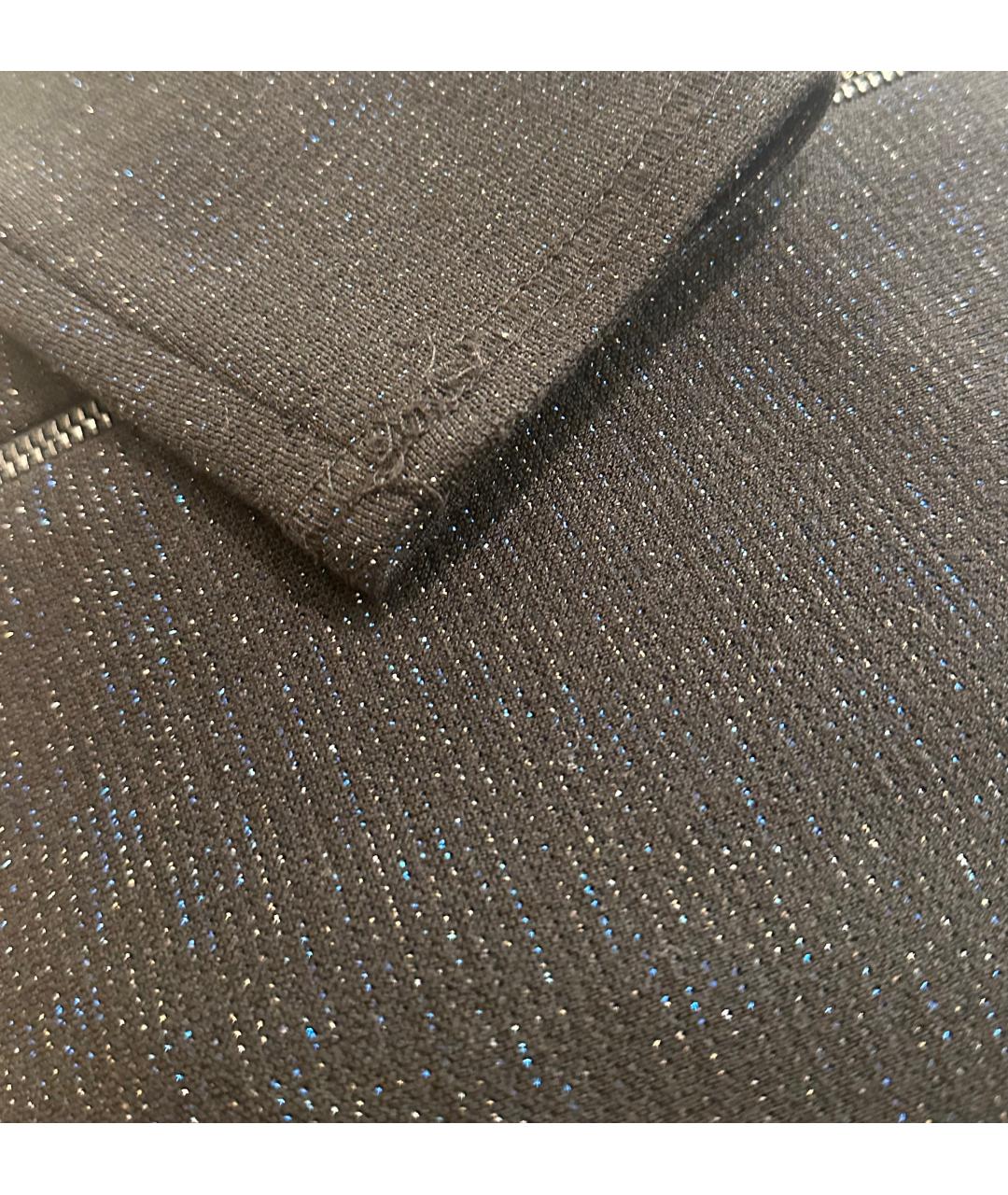 SANDRO Черное шерстяное повседневное платье, фото 6