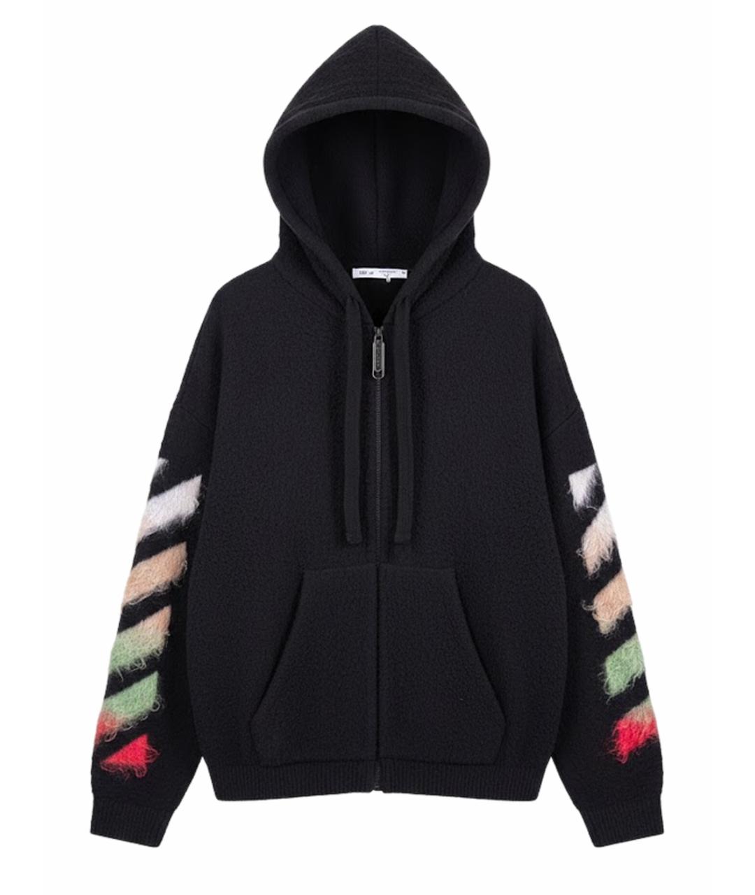 OFF-WHITE Черный шерстяной джемпер / свитер, фото 1