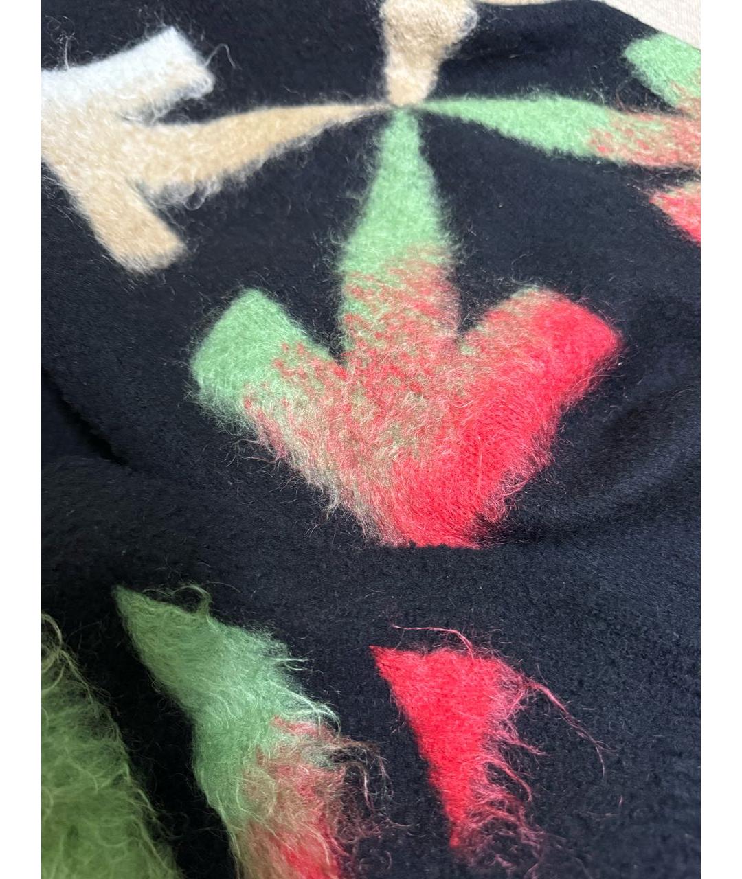 OFF-WHITE Черный шерстяной джемпер / свитер, фото 4