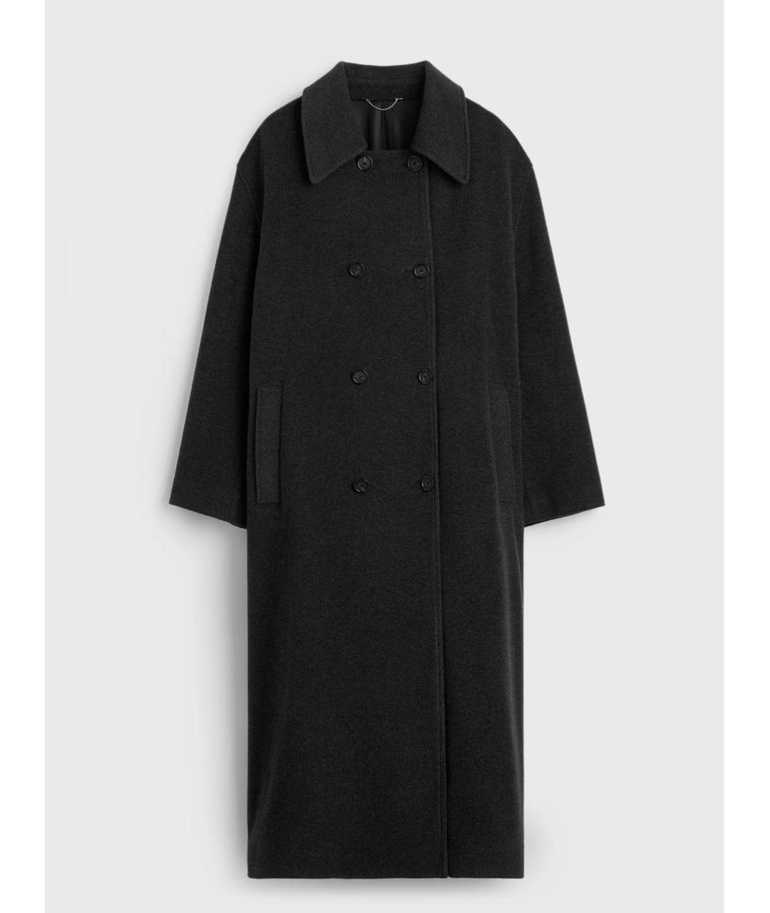 TOTEME Серое шерстяное пальто, фото 5