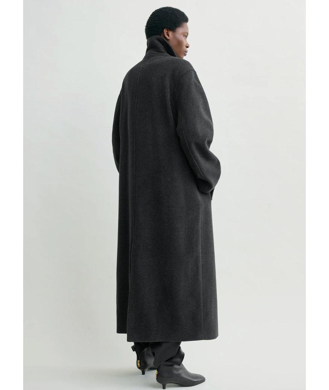 TOTEME Серое шерстяное пальто, фото 3