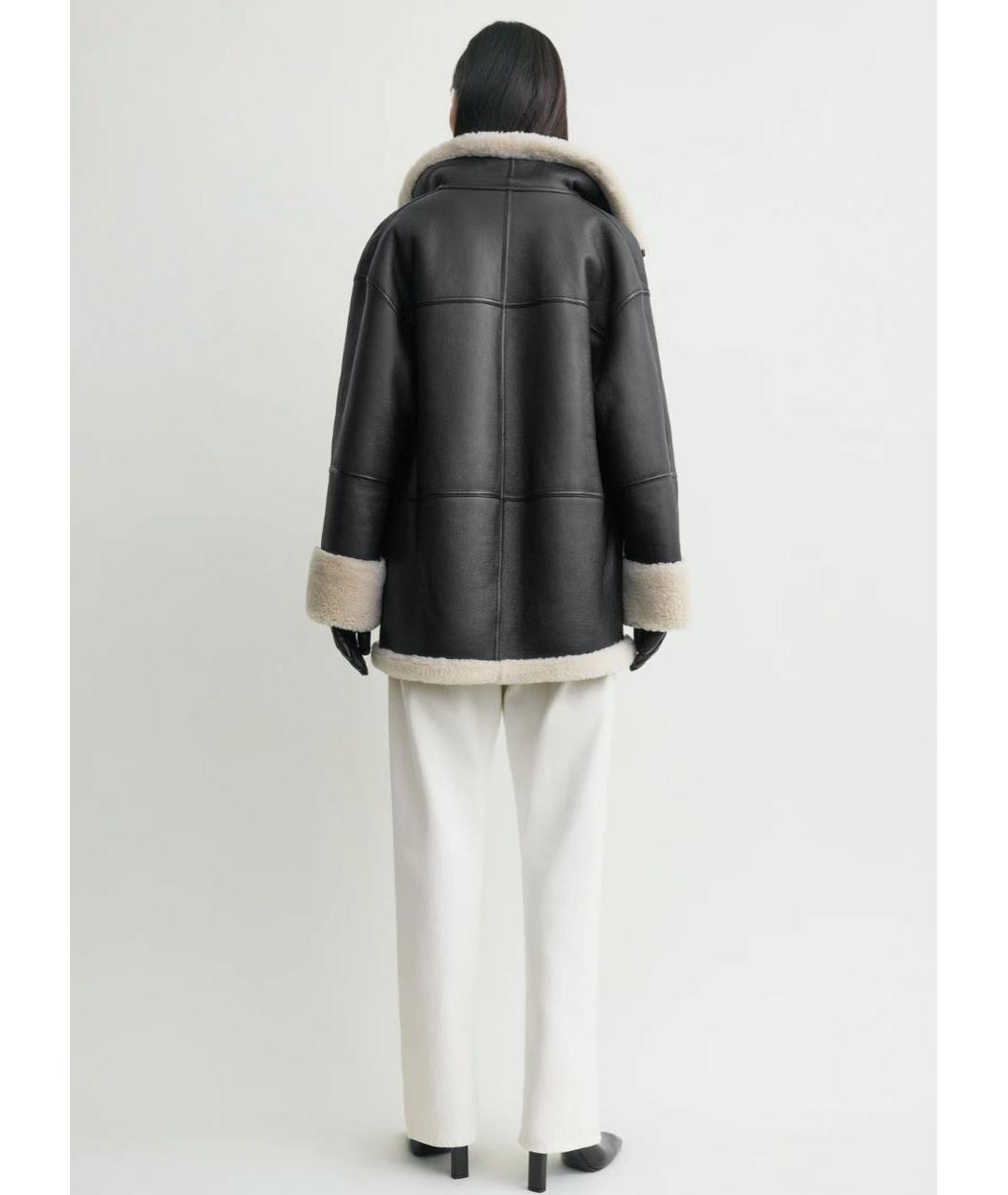 TOTEME Коричневая кожаная дубленка, фото 3