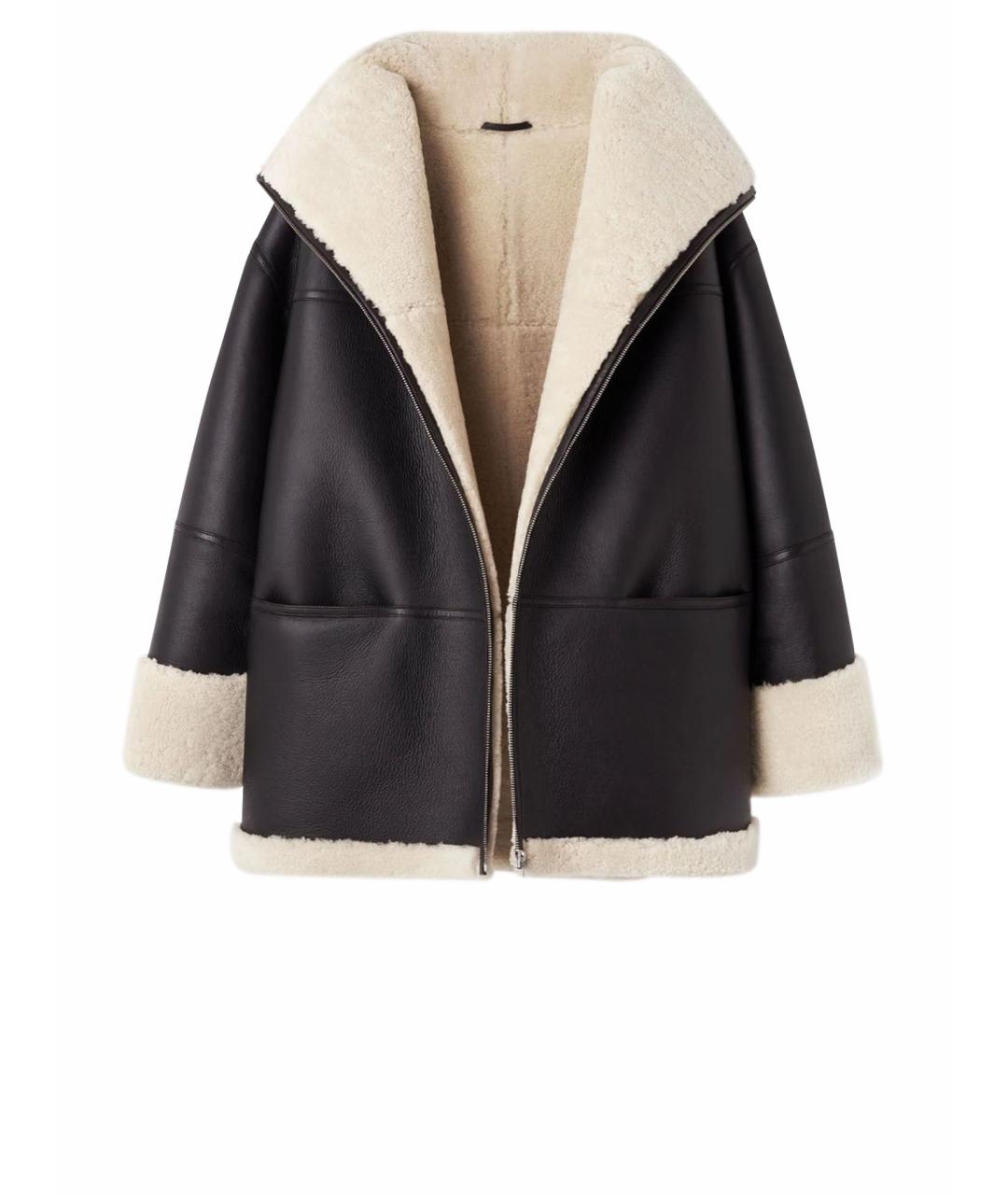 TOTEME Коричневая кожаная дубленка, фото 1