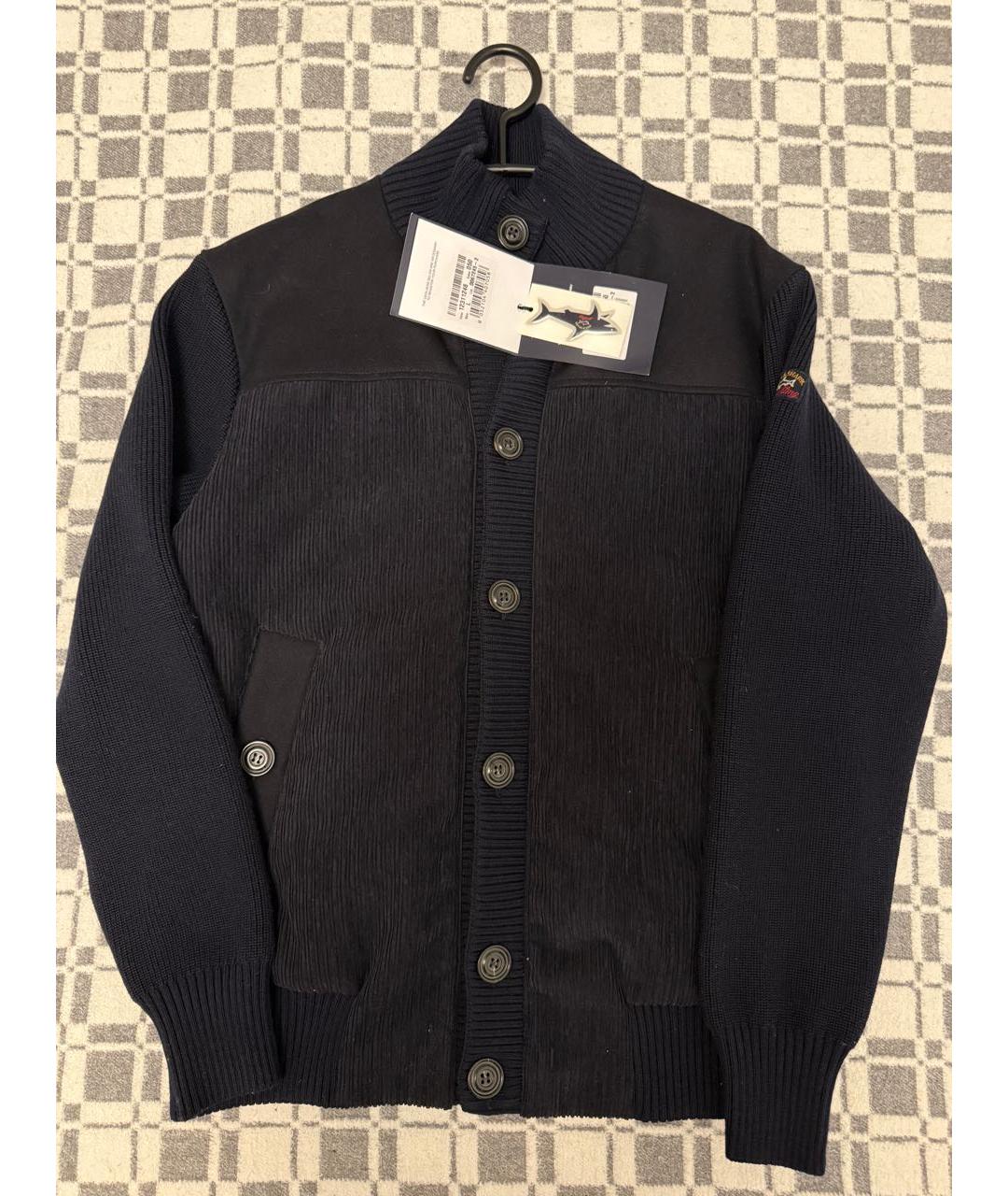 PAUL & SHARK Темно-синяя шерстяная куртка, фото 3