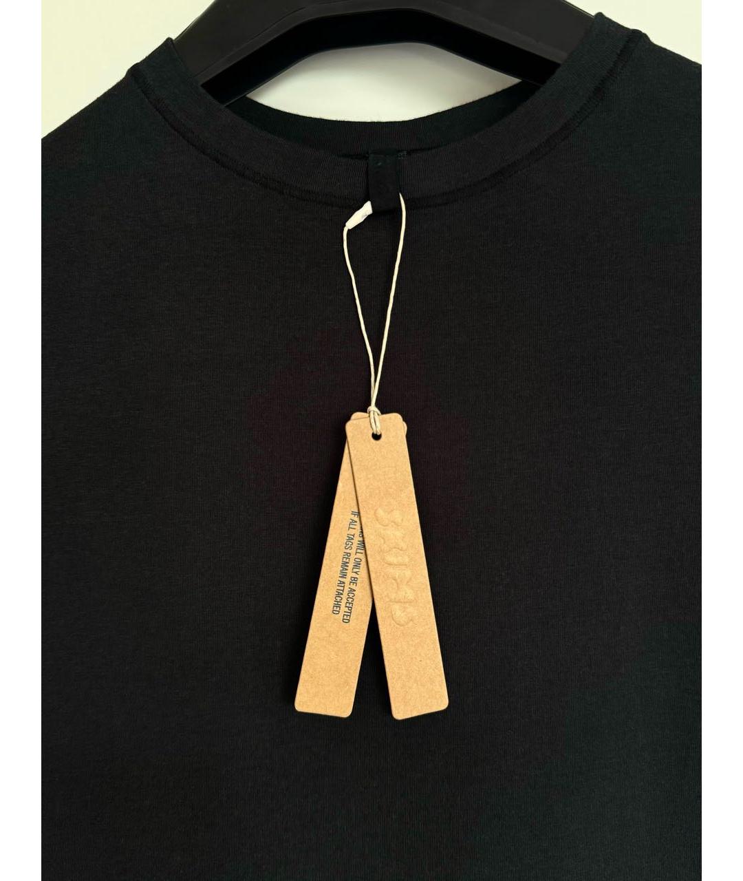 SKIMS Черная хлопковая футболка, фото 3