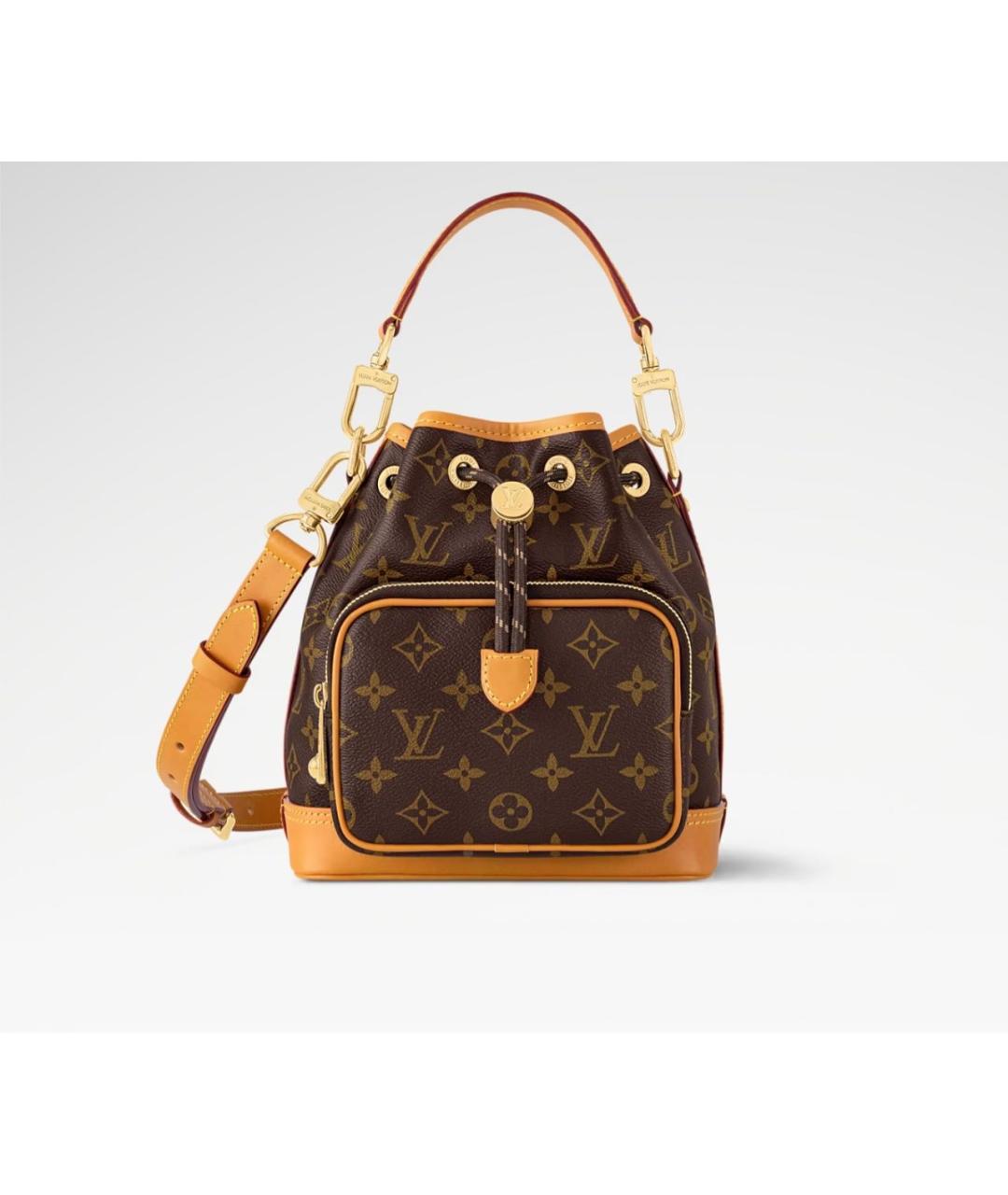 LOUIS VUITTON Коричневая сумка через плечо, фото 5