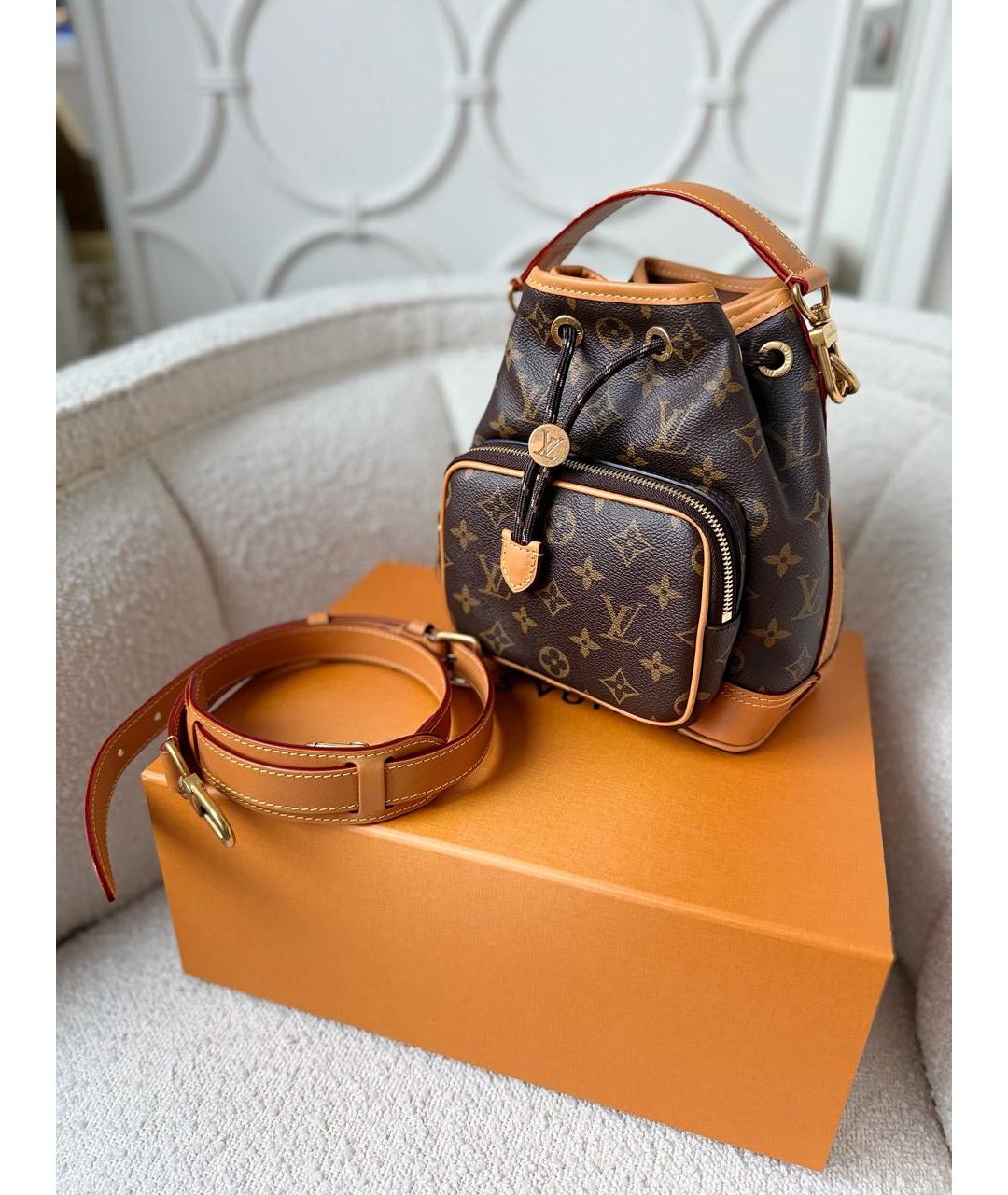 LOUIS VUITTON Коричневая сумка через плечо, фото 3