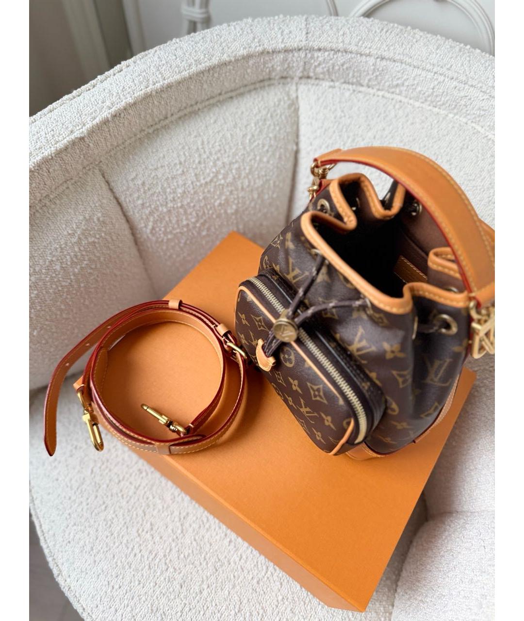 LOUIS VUITTON Коричневая сумка через плечо, фото 4