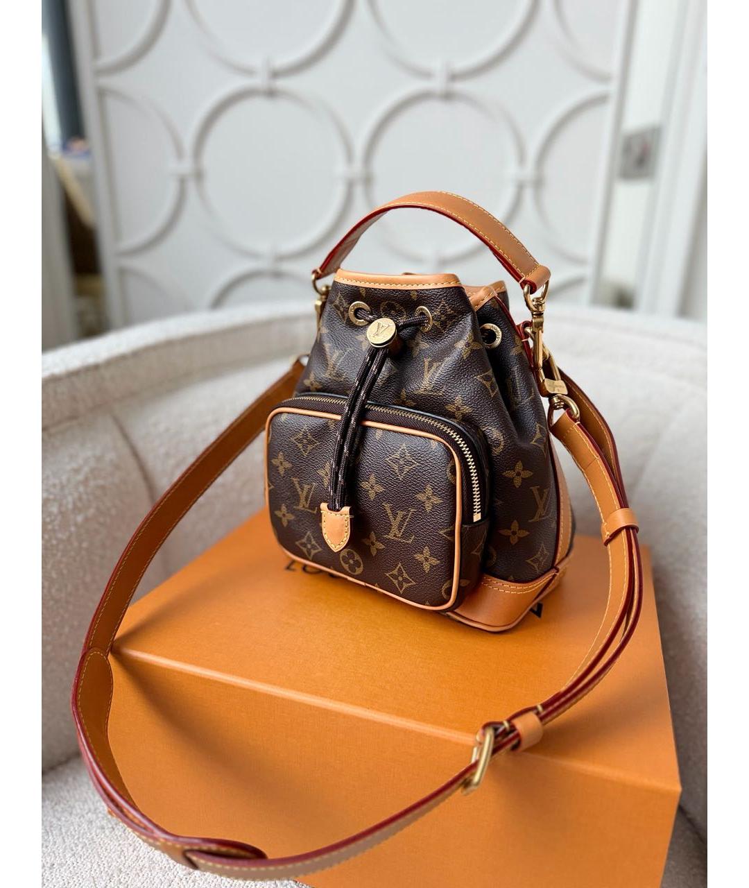 LOUIS VUITTON Коричневая сумка через плечо, фото 2