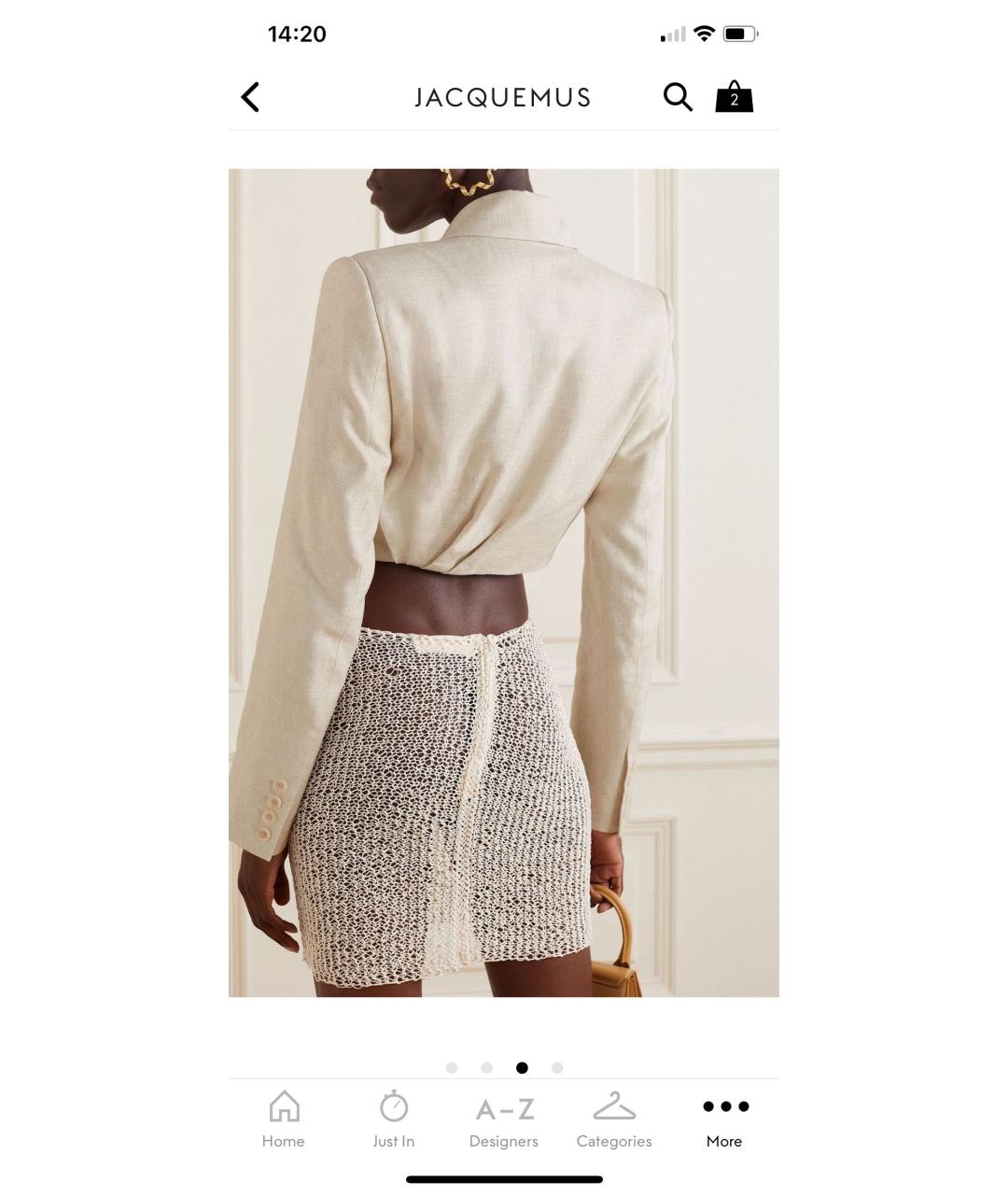 JACQUEMUS Бежевый жакет/пиджак, фото 3