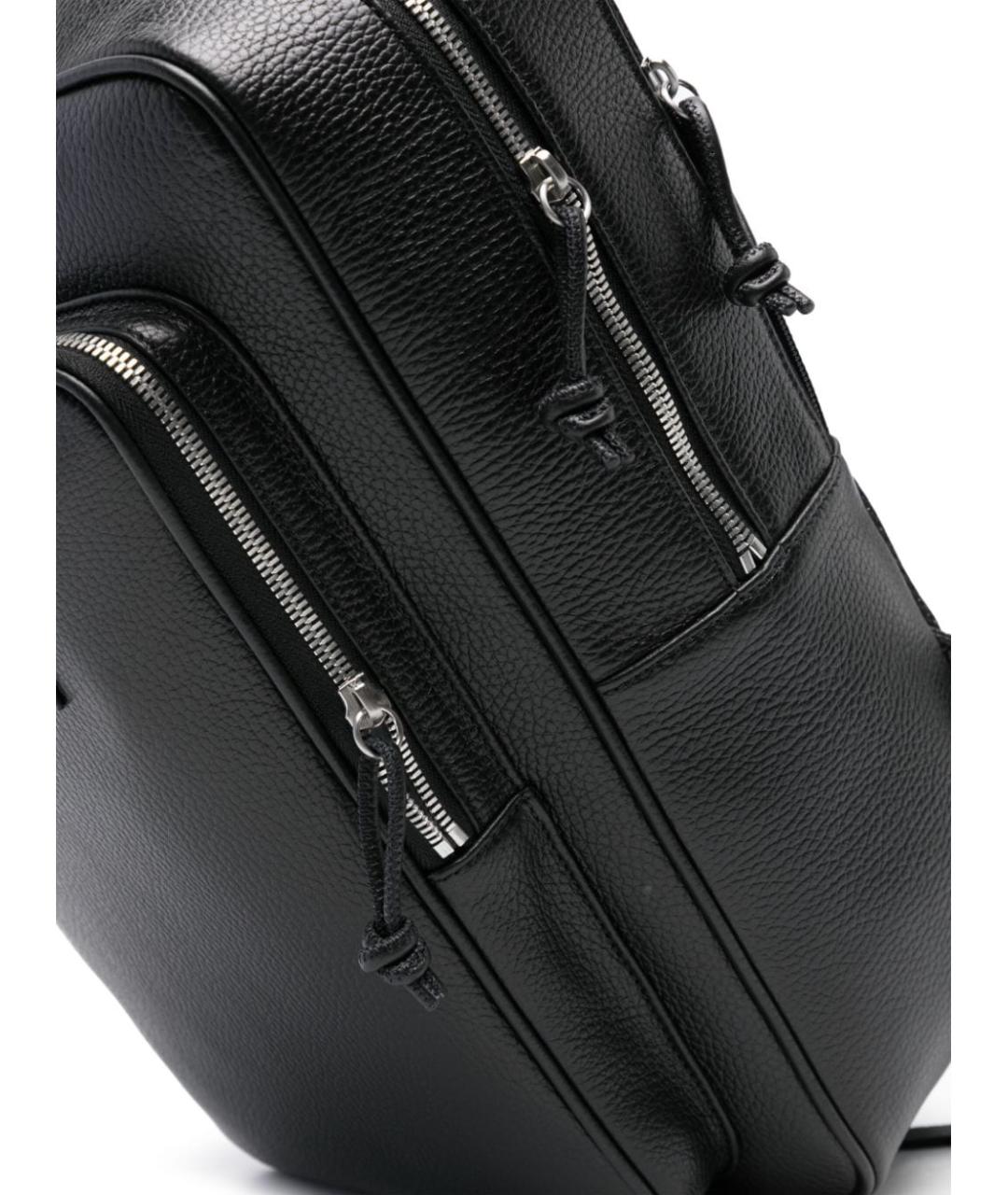 EMPORIO ARMANI Черный рюкзак, фото 2