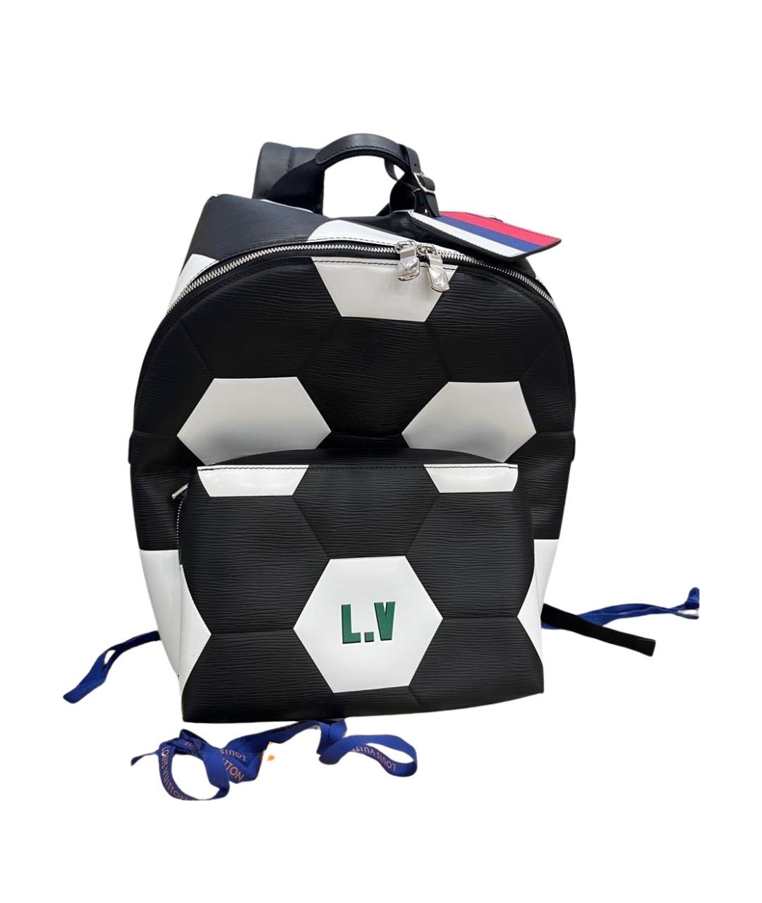 LOUIS VUITTON Черный кожаный рюкзак, фото 1