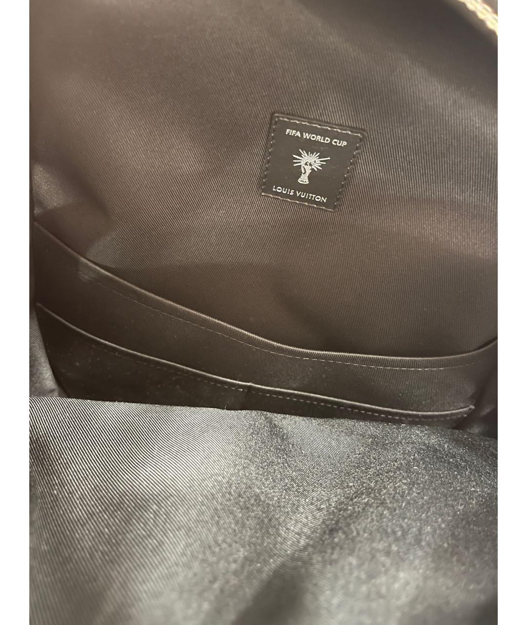 LOUIS VUITTON Черный кожаный рюкзак, фото 4