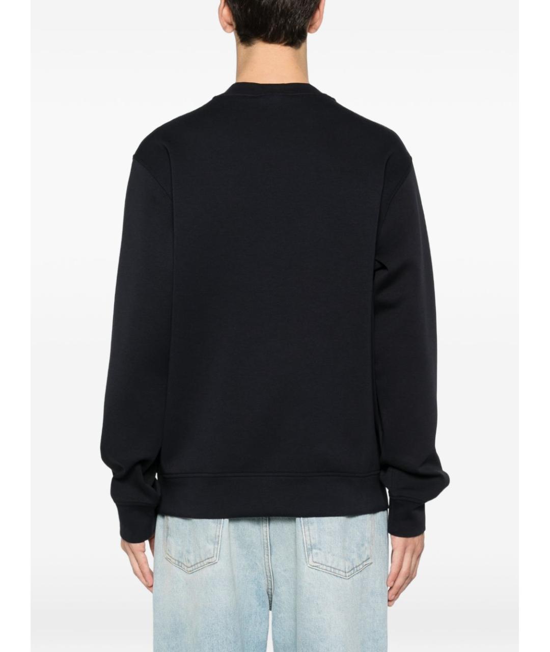 EMPORIO ARMANI Синий хлопковый джемпер / свитер, фото 4