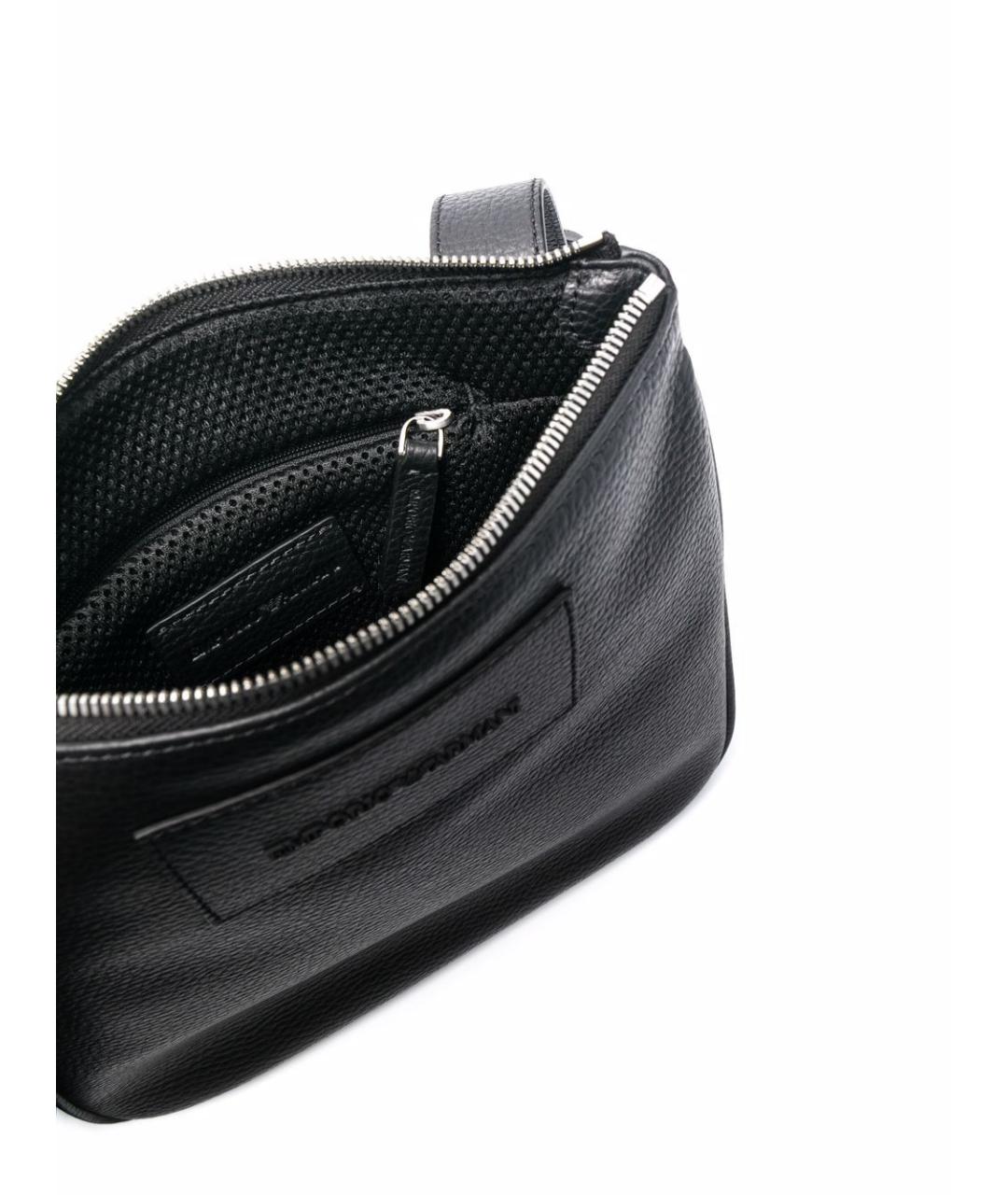 EMPORIO ARMANI Черная сумка на плечо, фото 5