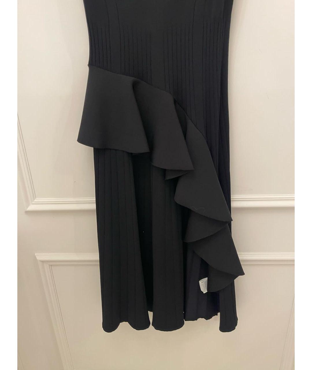 OFF-WHITE Черное вискозное вечернее платье, фото 4