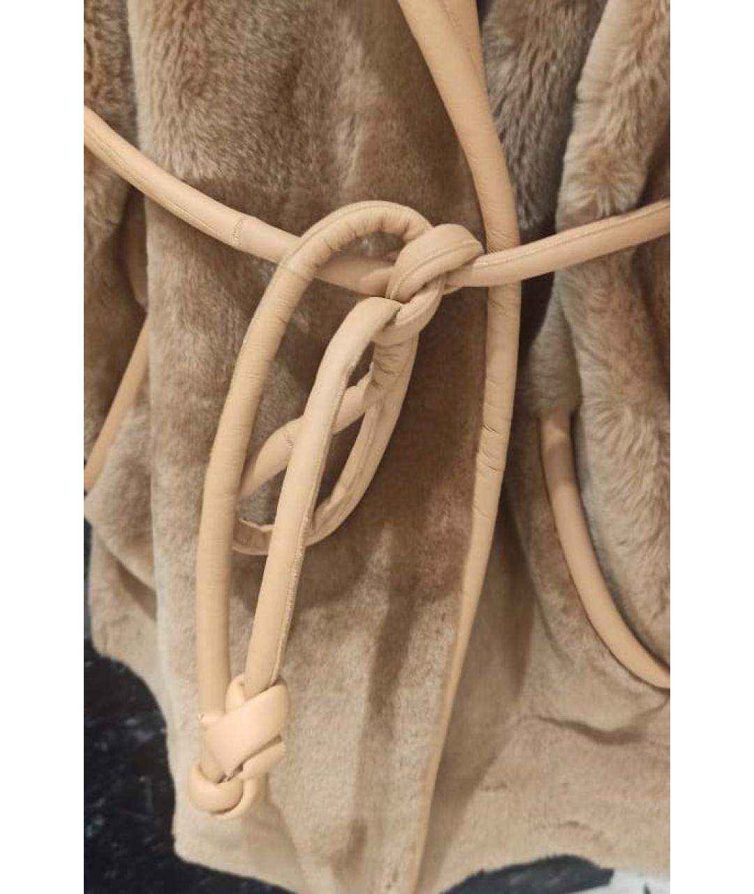 BLANCHA Коричневая замшевая дубленка, фото 8