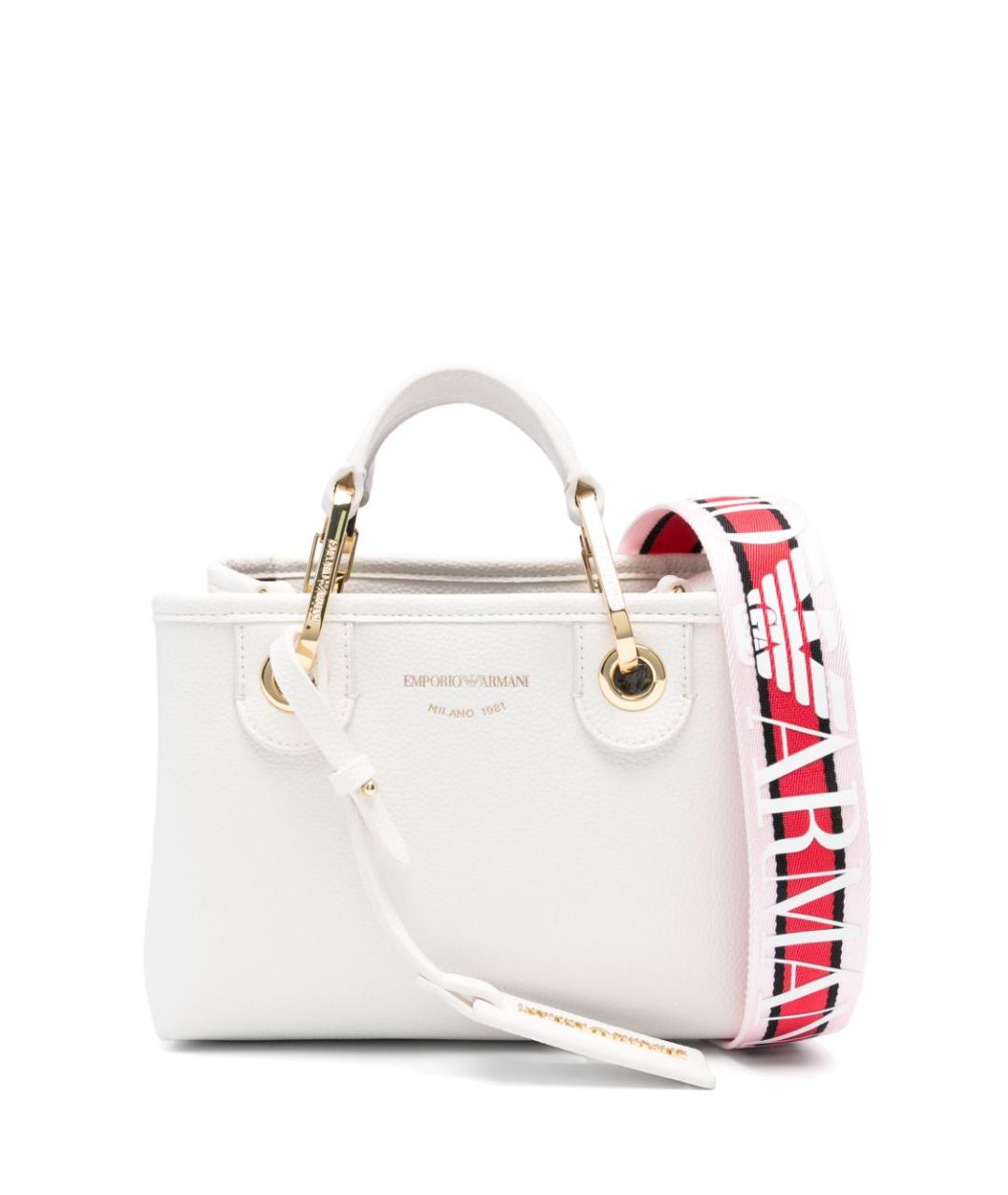 EMPORIO ARMANI Белая сумка тоут, фото 1