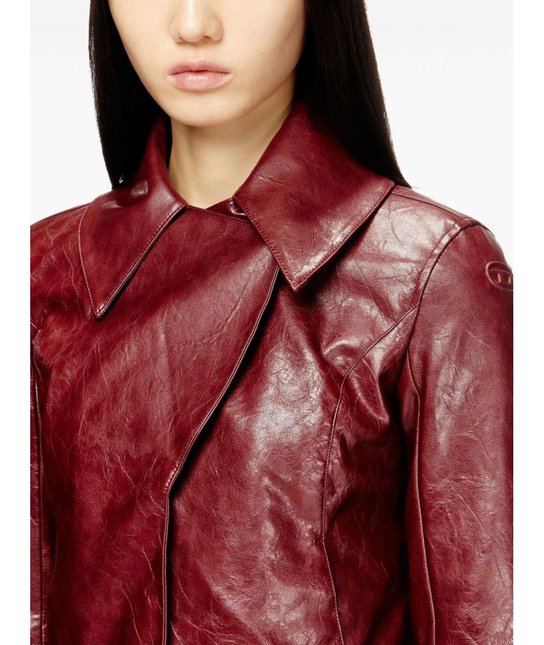 DIESEL Бордовая куртка, фото 3