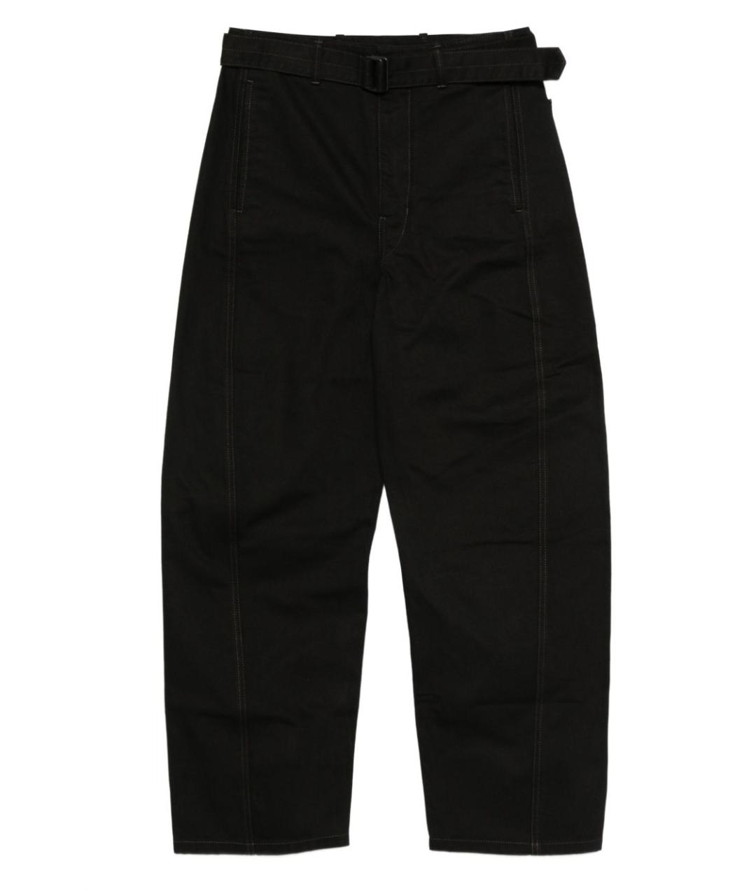 LEMAIRE Черные хлопковые прямые джинсы, фото 1