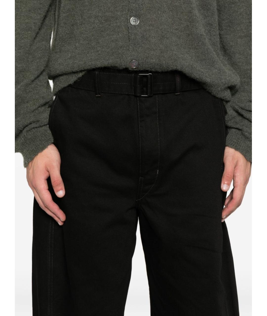 LEMAIRE Черные хлопковые прямые джинсы, фото 2