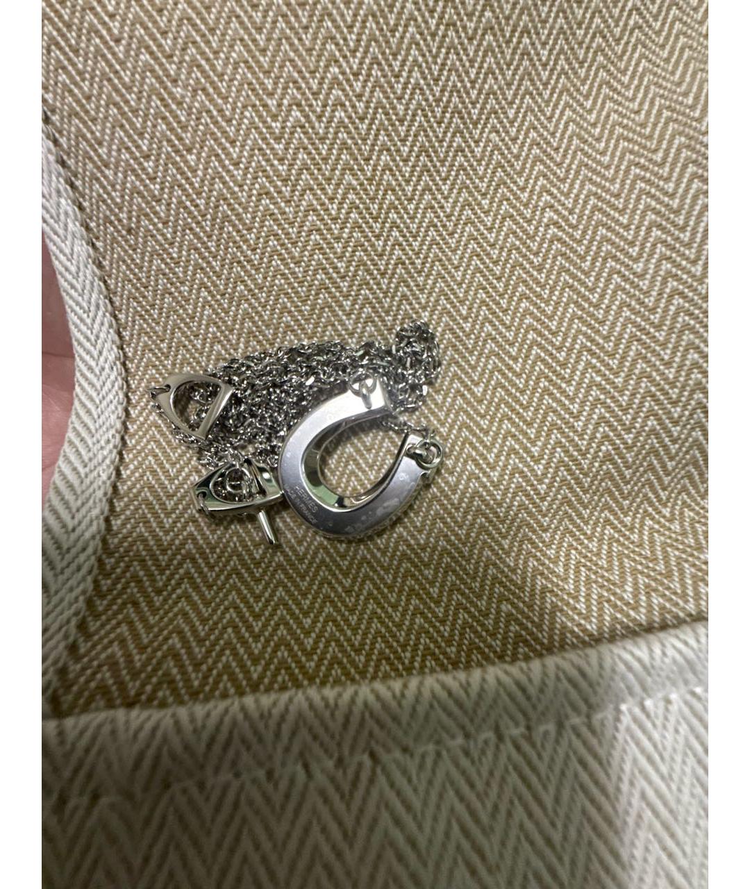 HERMES Красная металлическая подвеска, фото 4