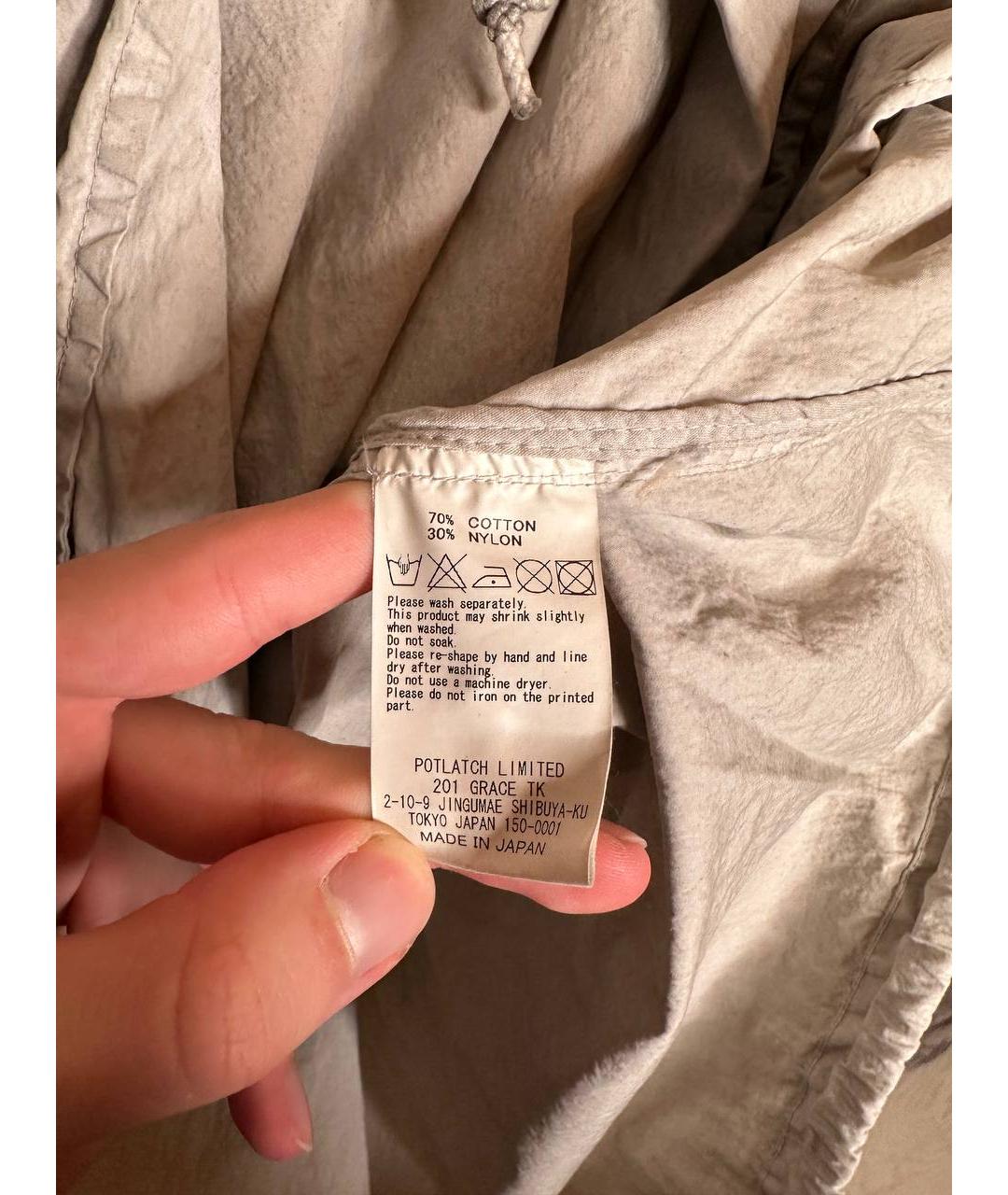 CAV EMPT Серая хлопковая куртка, фото 9